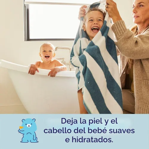 Vista 3 de Hello Bello - Champú y gel de baño para bebé, suave sin fragancia, 10 onzas