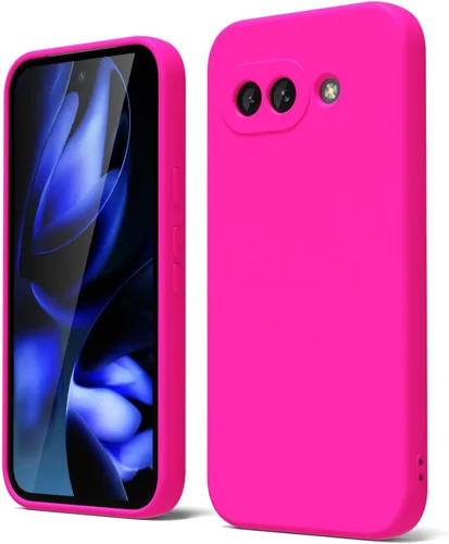 Vista 203 de oakxco para Google Pixel 6A Funda de teléfono de silicona líquida, diseño estético lindo y delgado para mujer y niña, cubierta de gel suave, lisa