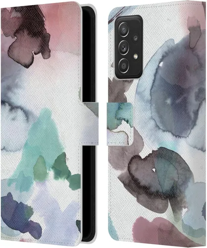 Vista 15 de Head Case Designs Officially Licensed Ninola Color Joy Pattern Abstract Leather Wallet Case Compatible with Samsung Galaxy A53 5G (2022)