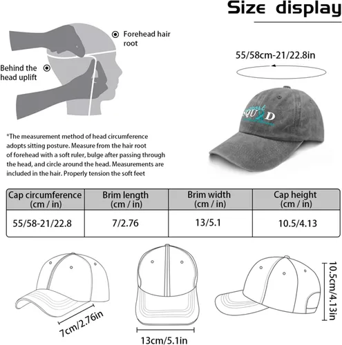 Vista 3 de Hclnaoh Mens Baseball Hats Sports Cap for Mens Running Hat Quick Dry Baseball Cap Men
