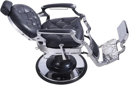 Vista 2 de Silla de peluquería resistente para hombre. Silla hidráulica para peluquería, Vanquish