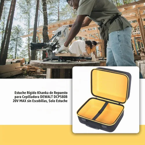 Vista 3 de khanka Reemplazo de carcasa rígida para cepilladora sin escobillas DEWALT DCP580B 20V MAX