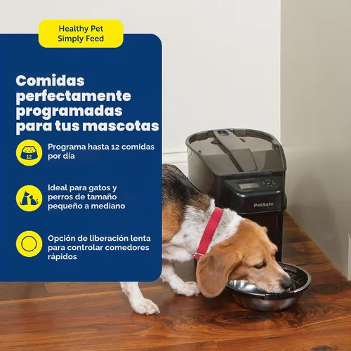 Vista 2 de Alimentador automático para mascotas PetSafe, talla única Se ajusta a todos