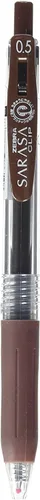 Vista 15 de Bolígrafo Zebra Sarasa Clip 0.5 mm, negro (JJ15-BK)