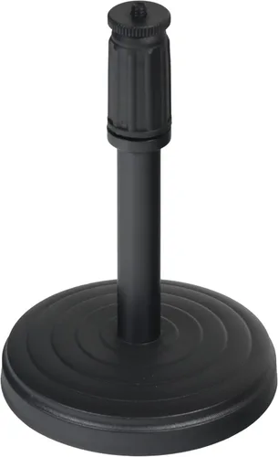 Vista 9 de Trademark Innovations Soporte de micrófono ajustable, escritorio con soporte de micrófono, soporte de micrófono de mesa, soporte de micrófono