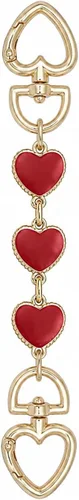 Vista 6 de AGEN KGEN Cadena extensora de correa para bolso de mano para mujer, exquisita correa de cadena de repuesto 1 mariposa