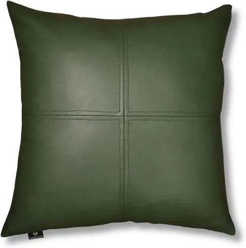 Vista 66 de Funda de almohada de cuero de cordero 100% cuero de cordero – Funda de cojín para sofá – Fundas decorativas para sala de estar y dormitorio, cuero