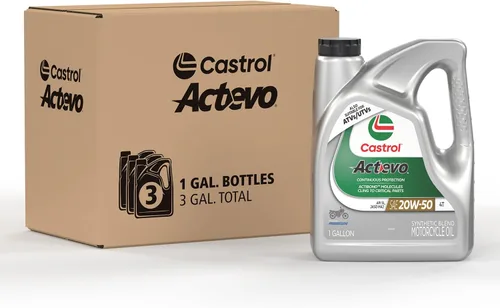 Vista 9 de Castrol Actevo Xtra 10W-40 aceite para motocicleta de cuatro tiempos