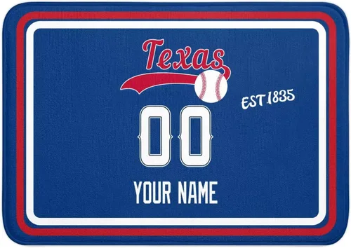 Vista 33 de Tapete personalizado Arizona para puerta de baño, tapete en relieve seguro para exteriores, 24 pulgadas de ancho x 17 pulgadas de alto, tapete