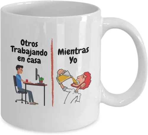 Vista 2 de Se Habla en Español Regalo para hombre Dimelo en Español Taza LatinPride Sopa de letras en Español Vanidades en Español Taza de Café