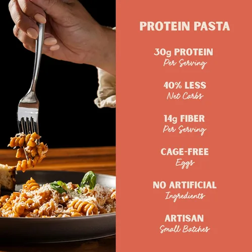 Vista 9 de Al Dente Carba-Nada Rigatoni & Cavatappi Variedad – Bajo en carbohidratos, alto en proteínas – Dieta apta para dieta cetogénica y de puntos, fideos