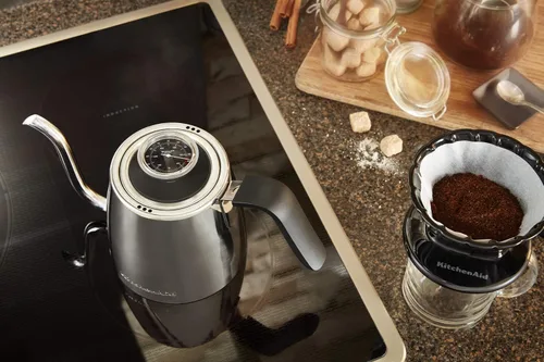 Vista 3 de KitchenAid KNK1012SS - Hervidor de cocina con cuello de cisne de precisión, 1 litro, acero inoxidable