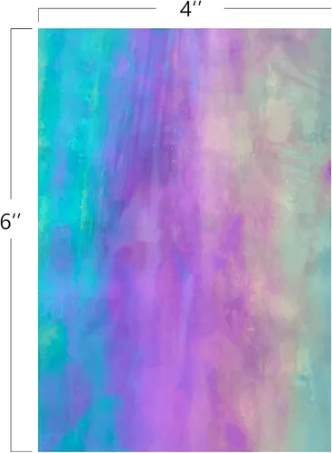 Vista 8 de Paquete de 8 hojas de vidrieras iridiscentes de arco iris, mosaico de vidrio de 4 x 6 pulgadas, vidrio de arte opaco para kits de bricolaje