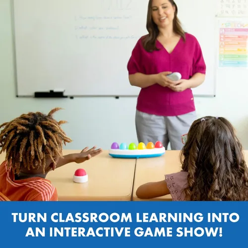 Vista 3 de Educational Insights Eggspert inalámbrico 2.4 GHz, juega juegos de aula, imprescindibles para profesores, grados 1+