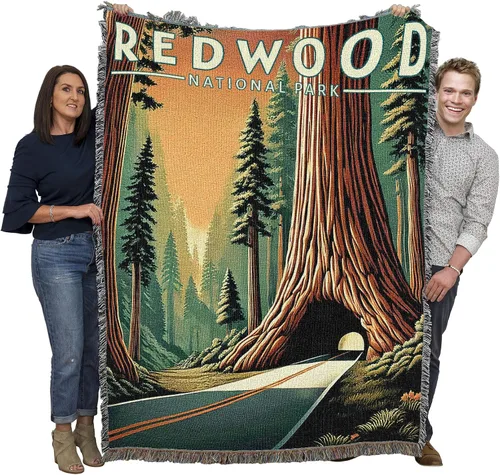 Vista 45 de Pure Country Weavers Manta del Parque Nacional Acadia, manta de tapiz de algodón para regalo, fabricada en los Estados Unidos, 72 x 54 pulgadas