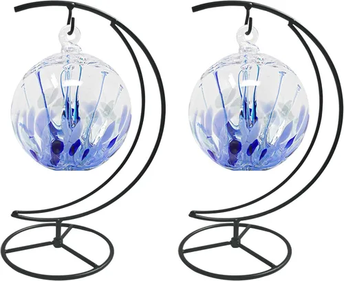 Vista 15 de Soporte para adornos con colgador de hierro para colgar globos de cristal navideños (Forma de corazón grande 1 pieza)