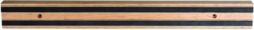Vista 7 de TrueCraftware -Barra de herramientas magnética de madera de 12 pulgadas con dos tiras magnéticas- Soporte multiusos para cuchillos, tira
