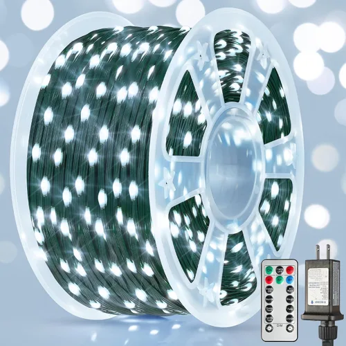 Vista 10 de Larkvue - Tira de luces de 344 pies con 1050 LEDs y control remoto, luces de hadas regulables con 8 modos, temporizador y función de memoria