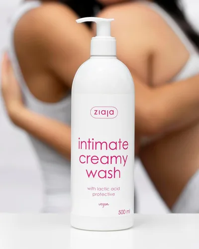 Vista 5 de Ziaja Lavado Cremoso Íntimo con Protección de Ácido Láctico 500 Ml
