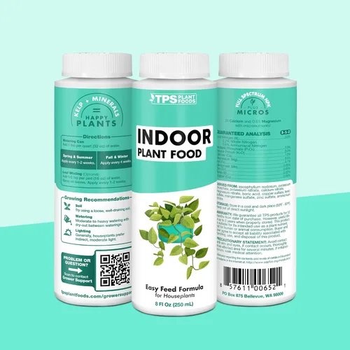 Vista 7 de Abono para Plantas de Interior - Fertilizante Líquido para Plantas de Interior y Plantas de Maceta, por TPS Plant Foods, 8 oz (250 mL)