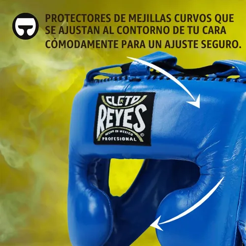 Vista 3 de CLETO REYES Casco de boxeo con protección para las mejillas para hombres y mujeres, protector de cabeza protector de la cara, para sparring y pelea