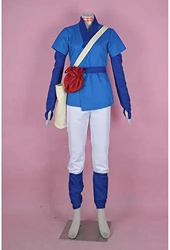 Vista 2 de Miyazaki Hayao Princess Mononoke Ashitaka Cosplay Disfraz de Halloween