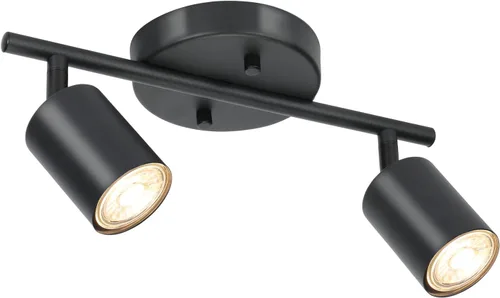 Vista 16 de BoostArea Kit de Iluminación de Riel LED de 2 Luces, Blanco Iluminación de Focos de Techo de 2 Vías, Cabezal de Luz Flexiblemente Giratorio