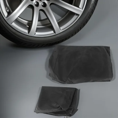 Vista 7 de Cubierta protectora para coche WINOMO, impermeable, para la mitad del cuerpo del coche, protector contra el sol, la nieve y el polvo - Tamaño XL