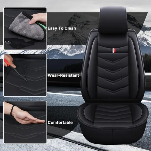 Vista 3 de Funda de asiento de auto para Chevrolet Avalanche 2002-2013, funda de cojín duradera, resistente al desgaste, impermeable, transpirable, sin olor