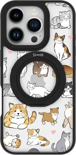 Vista 97 de Scooch para MagCase Compatible con iPhone 12 Mini Incluyendo MagRing 2.0, Soporte para Teléfono Compatible con MagSafe y Pata de Soporte