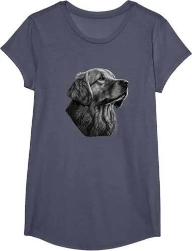 Vista 14 de Camiseta divertida Golden Retriever, Negro