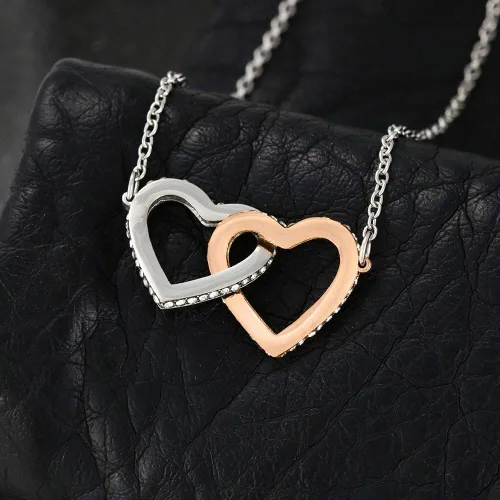 Vista 5 de Collar de To My Future Wife Youre My Soulmate My Other Half regalo de cumpleaños para prometida joyería romántica de alma gemela collar de nudo