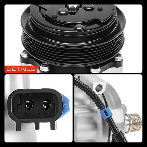 Vista 9 de A-Premium Compresor A/C con embrague compatible con International Harvester 4400 2003-2010 for International Harvester 4400 2003-2010