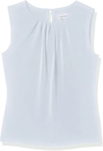 Vista 5 de Calvin Klein - Camisola sin mangas con cuello plisado para mujer