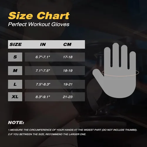 Vista 4 de Guantes de entrenamiento con soporte para muñeca para hombres y mujeres, guantes de levantamiento de pesas, antideslizantes, acolchados, sin dedos