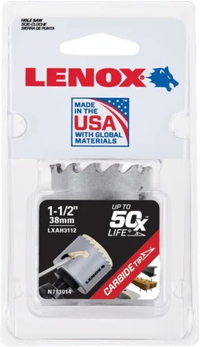 Vista 2 de Lenox Sierra perforadora con punta de carburo de 1 1/2 pulgadas (38 mm)