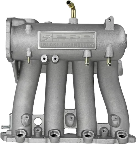 Vista 2 de Skunk2 Racing 307-05-0260 Colector de admisión Pro Series plateado para motores Honda Serie D