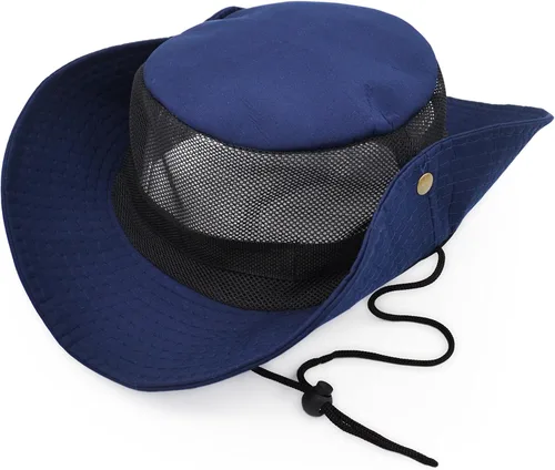 Vista 6 de El sol al aire libre protege el sombrero del ejército estilo Sun Cap con el panel de malla de poliéster