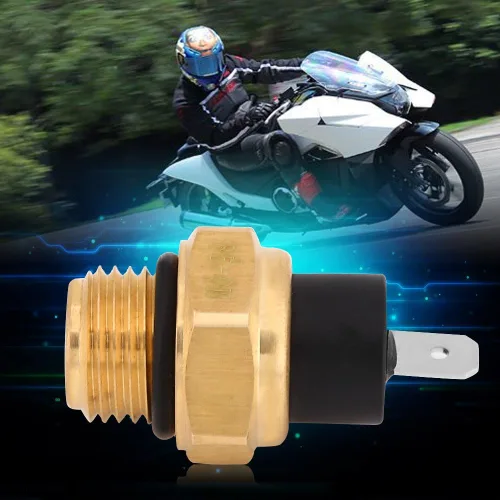 Vista 3 de Interruptor de ventilador para Honda, interruptor de sensor de temperatura, repuesto para Honda VFR700F VFR750F VFR800 VTR1000F VT600 VT750 VT1100