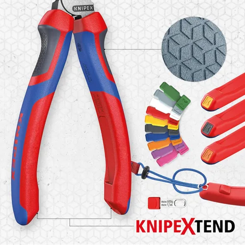 Vista 9 de KNIPEX 95 12 200 Tijeras de cable SBA Comfort Grip