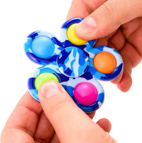 Vista 9 de Nutty Toys Fidget Spinner – Juguete sensorial para niños y adultos – Los mejores regalos para aliviar el estrés y la ansiedad 2025, idea única