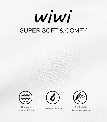 Vista 5 de WiWi Bamboo Viscose Nightgowns for Women 34 Sleeve Nightshirts Sleep Shirt Plus Size Sleepwear Pajamas Dress S-4X