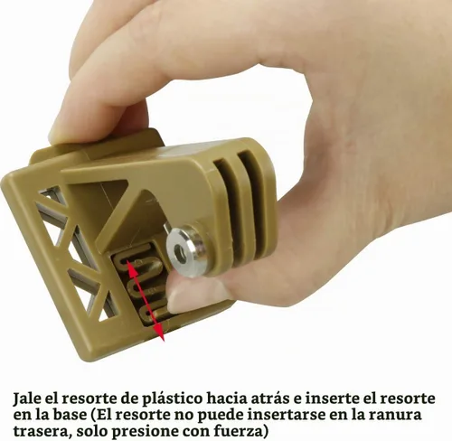 Vista 6 de Soportes tácticos para excavadora para casco GoPro o base de casco NVG