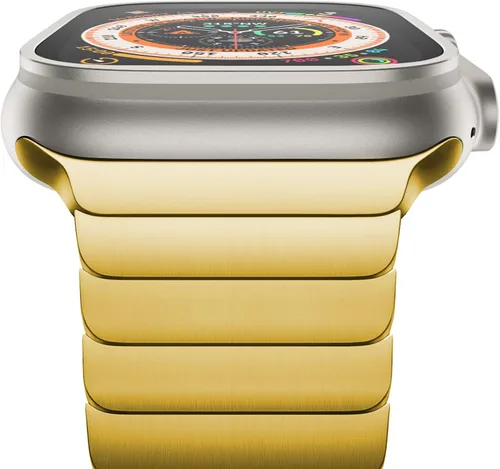 Vista 10 de NewWays - Pulsera de eslabones de titanio y acero inoxidable para Apple Watch Band Ultra 3 2 1 Band 49mm Series11 10 46mm 42mm 45mm 44mm 41mm 40mm