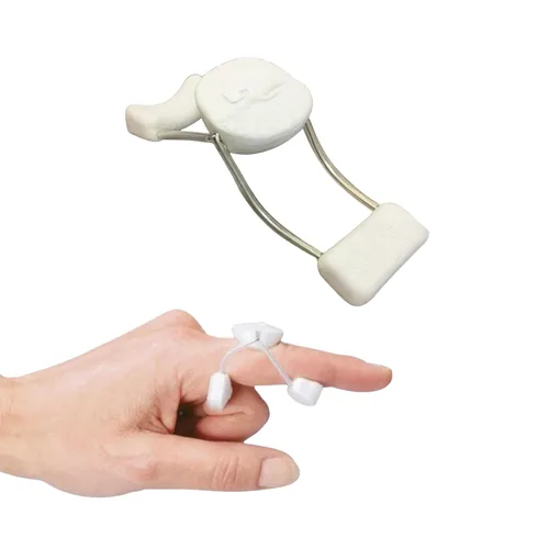 Vista 9 de Rolyan Férula de Extensión de Dedo Sof-Stretch, Extra Pequeña, Blanca, Férula de Dedo con Ajuste Regulable, Soporte de Dedo Sin Látex para Extensión