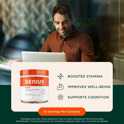 Vista 3 de Genius Caffeine Pills + Genius Mushroom Plant-Based Supplement (Alert Concentration)