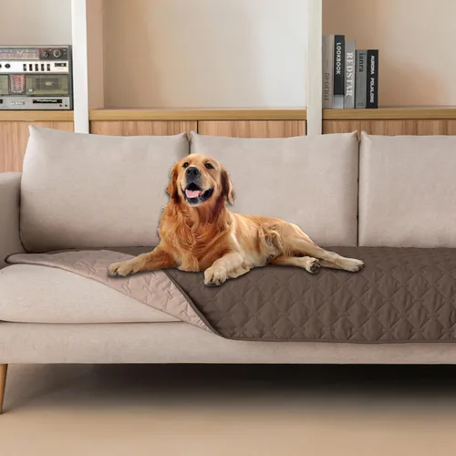 Vista 71 de gogobunny Manta para mascotas 3 veces más resistente, impermeable y a prueba de arañazos; protector de muebles reversible para perros y gatos, funda