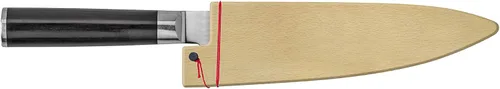 Vista 2 de Shun Funda Saya Ajuste universal para cuchillos de chef y Santoku de 7 a 8 pulgadas, madera de haya rubia, protector de borde de cuchillo