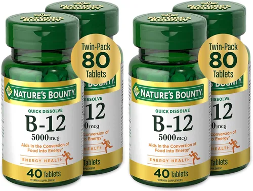 Vista 8 de Nature's Bounty Vitamina B-12 500 mcg, 100 ea(Paquete de 3)