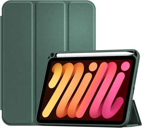 Vista 14 de ProCase Smart Case for iPad mini 7 A17 Pro 2024/Mini 6 2021 8.3" -Black